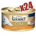 Genel Ürün Gold Kıyılmış Hindi Etli Kedi Konservesi 85 Gr X 24 Adet