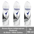 Genel Ürün Kadın Antiperspirant Deodorant Invisible Black White 150 Ml - 3lü Avantaj Paketi