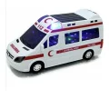 Oyuncak New Pilli 3d Işıklı Ve Sesli Oyuncak Ambulans Arabası