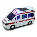 Oyuncak New Pilli 3d Işıklı Ve Sesli Oyuncak Ambulans Arabası