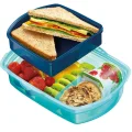 Genel Ürün Picnik Beslenme Kutusu 1,8 Lt Mavi Yeşil 3154148700173