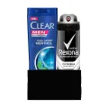 Genel Ürün Men Invisible Black+White Deodorant Sprey 150 ML+ Clear Men Cool Sport Menthol Şampuan 180 ML 2li