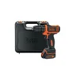 Genel Ürün Black Decker Bdcdd12k Li/ıon Akülü Vidalama, 10.8v, 0-550 Dev/dk Hız, Çok Renkli