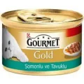Genel Ürün Gold Somon Ve Tavuklu Kedi Konservesi 85 gr X 24 Adet