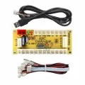 Genel Ürün Arcade Usb Kontrol Kart Seti Pc Joystick Oyun Kol Konsol Buton Kablo Kit 5v Diy Sıfır Gecikme Kit
