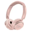 Genel Ürün Kulaküstü Kablosuz Bluetooth Kulaklık Hafıza Kartı Girişli (4 İN 1) Pembe