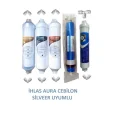Genel Ürün Ihlas Aura Cebilon Plus Silver Platinum Su Arıtma Filtresi 5li Filtre Seti