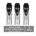 Genel Ürün Men Invısıble Black Whıte Sprey 3x 150 Ml (3 Adet)