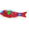 Oyuncak Müzikli[kırmızı Balık Kaç Şarkısı]ışıklı Yürüyen 23 Cm Pilli Oyuncak Balık