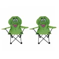 Oyuncak Timsah Figürlü 2li Katlanır Çocuk Kamp Sandalyesi