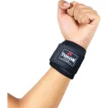 Genel Ürün Neopren Ayarlanabilir El Bilekliği Dura-strong Bileklik Çiftli Siyah
