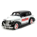 Oyuncak , 253255048, Mr. Monopoly Figür Ve 1939 Chevy Master Aracı 1:24, Die-cast (METAL), 1:24 Ölçekli