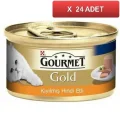 Genel Ürün Gold Kıyılmış Hindi Etli Kedi Konservesi 85gr(24 Tane)