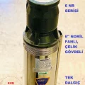 Genel Ürün 6 NR 35-04 7.5 HP Motora Paslanmaz Çelik Gövdeli Norly Fanlı KUM Savaşcısı 6 Dalgıç Pompa Kademesi