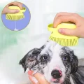 Genel Ürün Şampuan Hazneli Kedi Ve Köpek Evcil Hayvan Yıkama Fırçası Silikon