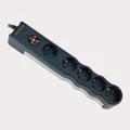 Genel Ürün Powersurge TSK6134 5li 1050 Joule 1,5 Metre Enerji Koruma Prizi Siyah