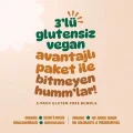 BUĞZ Humm Organik Glutensiz Vegan Kek Atıştırmalık Paketi - 3 adet (3 çeşit)
