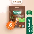 BUĞZ Humm Organik Vegan Keçiboynuzlu ve Fındıklı Kurabiye 6lı Set