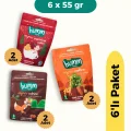 BUĞZ Humm Organik Kurabiye 6lı Set (Keçiboynuzlu ve Fındıklı & Zencefilli ve Tarçınlı & Portakallı)
