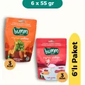 BUĞZ Humm Organik Kurabiye 6lı Set (Portakallı & Çilekli)