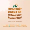 BUĞZ Humm Organik Kurabiye 6lı Set (Tahinli ve Pekmezli & Zencefilli ve Tarçınlı & Ballı ve Kinoalı)