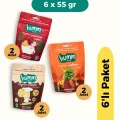 BUĞZ Humm Organik Kurabiye 6lı Set (Tahinli ve Pekmezli & Zencefilli ve Tarçınlı & Portakallı)