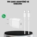 iOS Uyumlu 20W USB-C Hızlı Şarj Cihazı Telefon ve Tablet İçin