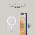 iPhone Serileri ile Uyumlu MagSafe Manyetik Araç Telefon Tutucu ve Şarj Cihazı