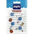 Japlo Emniyetli Çengelli Bebek İğnesi 4lü - Mavi