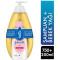 Johnsons Baby Gold Şampuan 750 ml + Bebek Yağı 200 ml