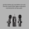 Kablosuz Mikrofon - Telefon ve Bilgisayar Uyumlu