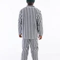Kocabey 4007 Uzun Kol Çizgili Gaffur Erkek Pijama Takım