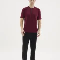 Kocabey KKT-26153 Erkek Midi Yaka Pijama Takımı