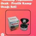 Kolay Ayarlanabilir Alevli ve Güvenli Metal Kamp Ocağı