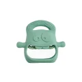 Koyu Yeşil Bebek Silikon Diş Kaşıyıcı