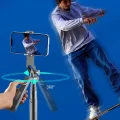 Kumandalı 360 Derece Dönebilen Cep Telefonu Ve Kamera Tripodu 2.2m Uzayabilen Selfie Çubuğu