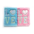 LOVE Tasarımlı Peluş Hatıra Defteri