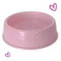 Markapet Kedi Köpek Plastik Mama Ve Su Kabı 20 cm - 200 ml Pembe