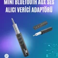 Mini Bluetooth Müzik Alıcısı | Ev & Araç Stereo Sistemlerine Kablosuz Bağlantı