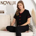 Noyalux 7878 Kadın Kısa Kollu Pijama Takımı