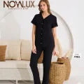Noyalux 7905 Kadın Önden Dügmeli Pijama Takımı