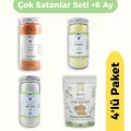 BUĞZ OG Natural Ek Gıda Çok Satanlar 4lü Set +6 Ay (İrmik & Tarhana & Tam Pirinç Unu & Zeytinyağlı Bisküvi)