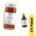 BUĞZ OG Natural Kozalak Şurubu (280 gr) ve Udi Hindi Yağı (50 ml) 2li Set