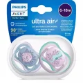 Philips Avent Ultra Air Emzik 6-18 Ay 2li Kız SCF085/61