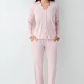 Pierre Cardin 9115-S Kadın Uzun Kol Pijama Takımı