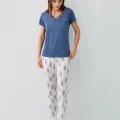 Pierre Cardin 9214-S Kadın Kısa Kol Pijama Takımı