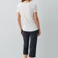 Pierre Cardin PC9207-S Kadın Kapri Kısa Kol Pijama Takımı