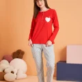 Pjs 28062 Kadın Patlı Pijama Takım