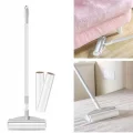 Pratik Temizlik İçin Yapışkanlı Tüy Rulosu 24 Cm Teleskopik Uzayabilen Saplı 2 Yedekli