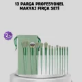 Profesyonel Makyaj Fırça Seti Yumuşak Kıllı Taşınabilir Çantalı